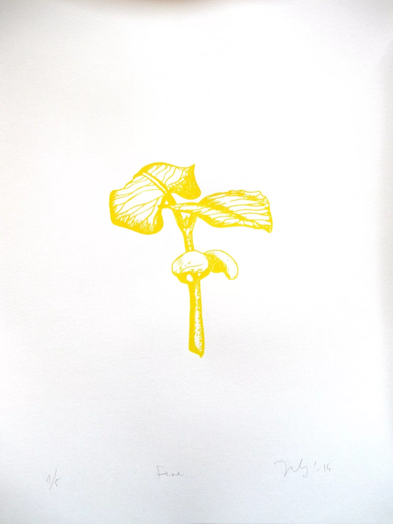 Âme Burger 9110, Sérigraphie et aquarelle, 2014 — Julie Humbert