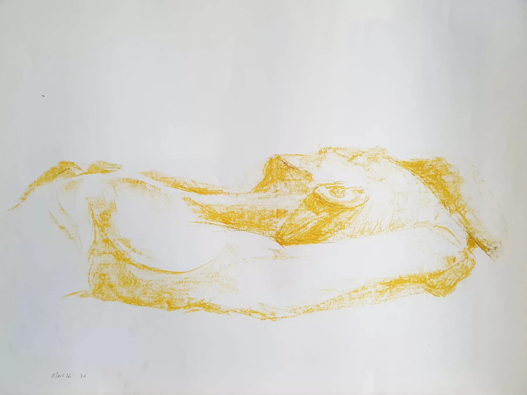 Dessins d’après modèle vivant, Pastel gras, crayon et sanguine sur papier, 2024-2026 — Julie Humbert - Artiste visuelle